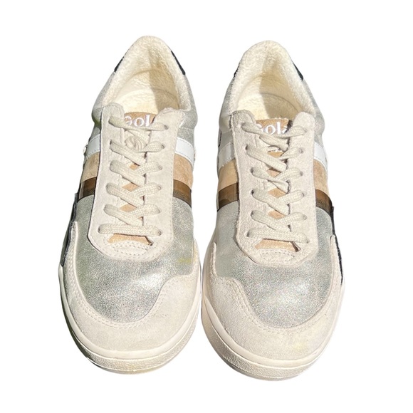 Gola Silver and Gold Women's Sneakers - Picture 4 of 14